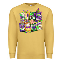 Antique Gold king cake mardi gras Premium Sweatshirt - CowGirlArtShop