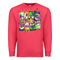 Cardinal king cake mardi gras Premium Sweatshirt - CowGirlArtShop