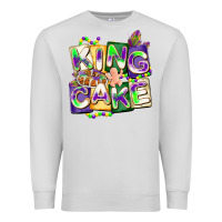 Dove Grey king cake mardi gras Premium Sweatshirt - CowGirlArtShop