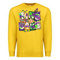 Lemon king cake mardi gras Premium Sweatshirt - CowGirlArtShop