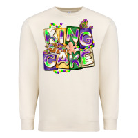 Sandshell king cake mardi gras Premium Sweatshirt - CowGirlArtShop
