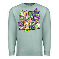 Seafoam king cake mardi gras Premium Sweatshirt - CowGirlArtShop