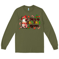 Army Green this is my  christmas pyjama Long Sleeve Tee - MaliasSmallBusiness