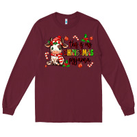 Burgundy this is my  christmas pyjama Long Sleeve Tee - MaliasSmallBusiness
