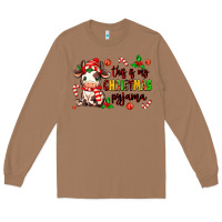 Toasted Coconut this is my  christmas pyjama Long Sleeve Tee - MaliasSmallBusiness