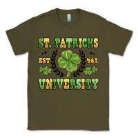 Army Green st. patricks university Classic Tee - MaliasSmallBusiness