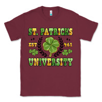 Burgundy st. patricks university Classic Tee - MaliasSmallBusiness