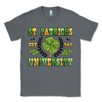 Charcoal Heather st. patricks university Classic Tee - MaliasSmallBusiness