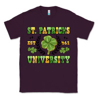 Plum st. patricks university Classic Tee - MaliasSmallBusiness