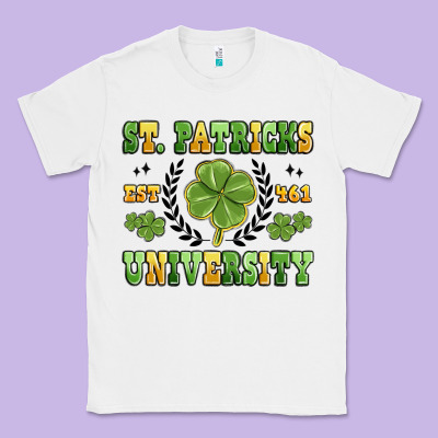 St. Patricks University Classic Tee Designed By Maliassmallbusiness