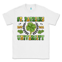 White st. patricks university Classic Tee - MaliasSmallBusiness