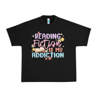 Black reading fiction is my addiction Urban Heavy Tee - MaliasSmallBusiness