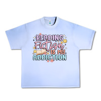 Grape Ice reading fiction is my addiction Urban Heavy Tee - MaliasSmallBusiness