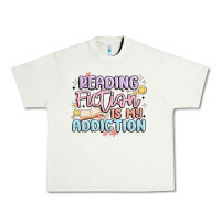 Pistachio reading fiction is my addiction Urban Heavy Tee - MaliasSmallBusiness