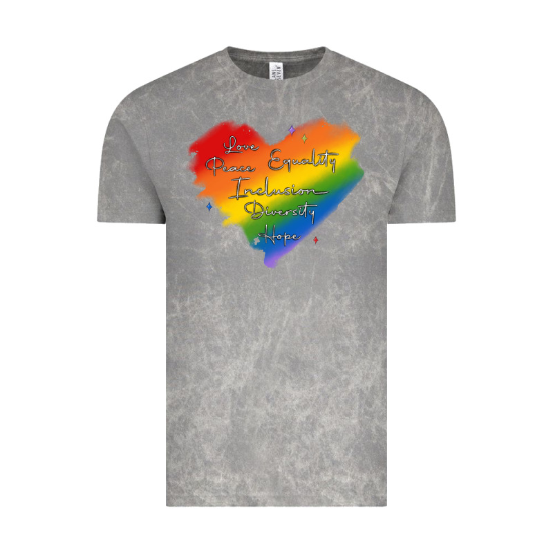 Kindness Equality Peace Love Inclusion Diversity H Vintage Tee by MaliasSmallBusiness | Teevron