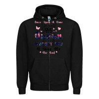 Black Once Upon A Time There Was A Queen Who Was Born I Zipper Hoodie - Bettercallsaul