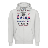 Dove Grey Once Upon A Time There Was A Queen Who Was Born I Zipper Hoodie - Bettercallsaul