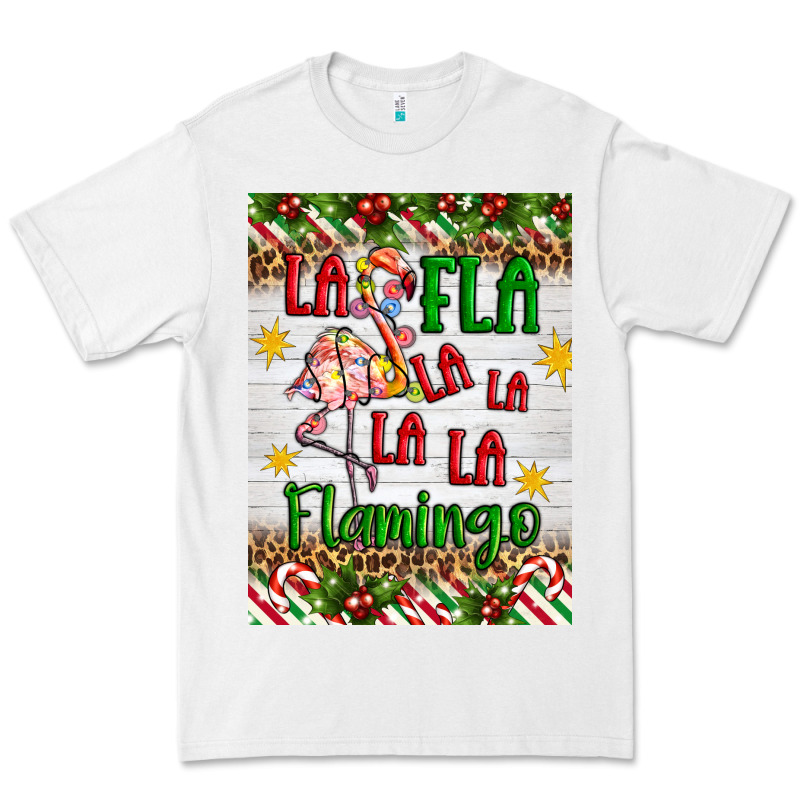 Christmas Fla La La La La La Flamingo Air Freshener Premium Tee by Artiststas | Teevron