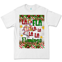 White christmas fla la la la la la flamingo air freshener Premium Tee - Artiststas