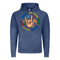 Vintage Denim advocate inclusion equity equality accept adapt Vintage Hoodie - MaliasSmallBusiness