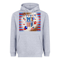 Heather Grey American mini Heavyweight Hoodie - TumblerDesignByShophia