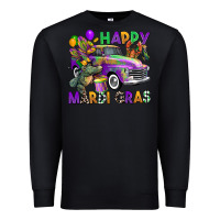 Black happy mardi gras truck Premium Sweatshirt - CowGirlArtShop