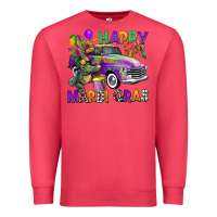 Cardinal happy mardi gras truck Premium Sweatshirt - CowGirlArtShop