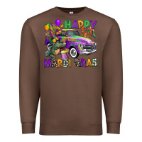 Chestnut happy mardi gras truck Premium Sweatshirt - CowGirlArtShop