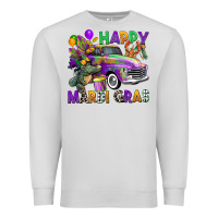 Dove Grey happy mardi gras truck Premium Sweatshirt - CowGirlArtShop