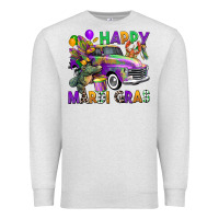 Oatmeal Heather happy mardi gras truck Premium Sweatshirt - CowGirlArtShop