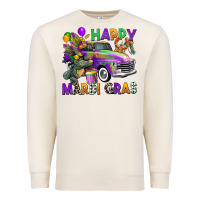 Sandshell happy mardi gras truck Premium Sweatshirt - CowGirlArtShop