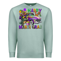 Seafoam happy mardi gras truck Premium Sweatshirt - CowGirlArtShop