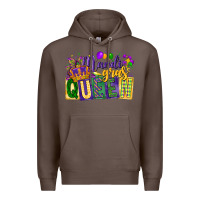 Coffee mardi gras queen Premium Hoodie - CowGirlArtShop