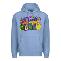 Colony Blue mardi gras queen Premium Hoodie - CowGirlArtShop