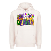 Pale Pink mardi gras queen Premium Hoodie - CowGirlArtShop