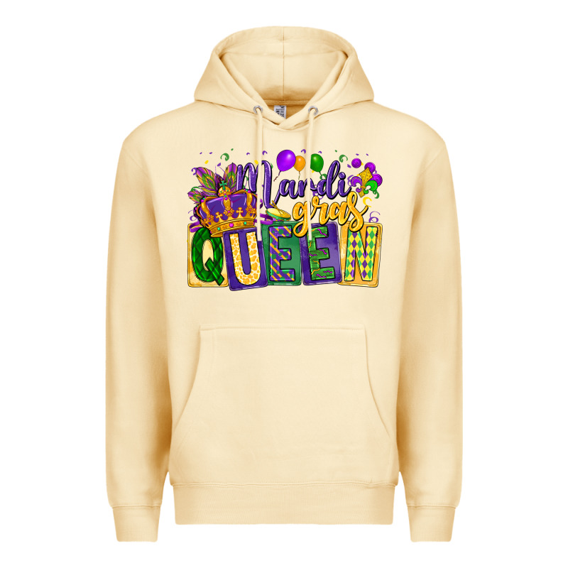 Mardi Gras Queen Premium Hoodie by CowGirlArtShop | Teevron