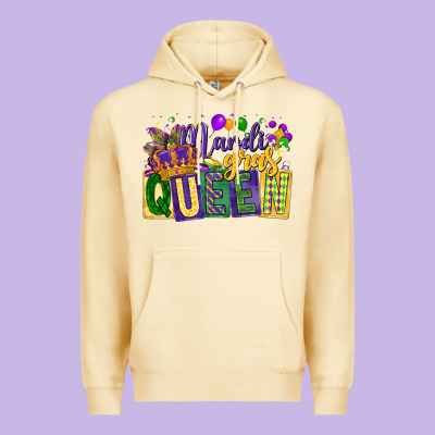 Mardi Gras Queen Premium Hoodie Designed By Cowgirlartshop