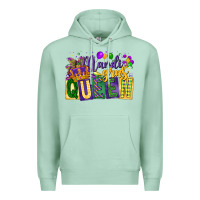 Seafoam mardi gras queen Premium Hoodie - CowGirlArtShop
