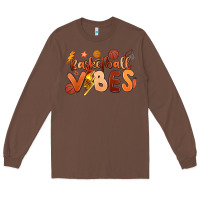 Chestnut basketball vibes Long Sleeve Tee - MaliasSmallBusiness