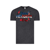 Vintage Black happy memorial day Vintage Tee - MaliasSmallBusiness
