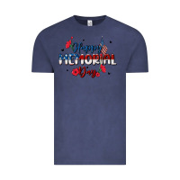 Vintage Denim happy memorial day Vintage Tee - MaliasSmallBusiness