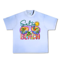 Grape Ice salty beach Urban Heavy Tee - MaliasSmallBusiness