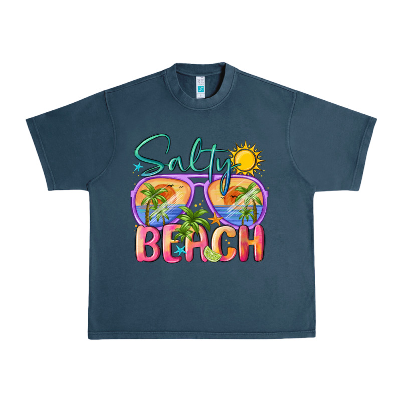 Salty Beach Urban Heavy Tee by MaliasSmallBusiness | Teevron