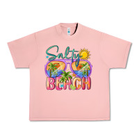 Salmon salty beach Urban Heavy Tee - MaliasSmallBusiness