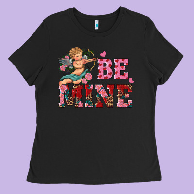 Be Mine Cupid Ladies Tee Designed By Ranaportraitstore
