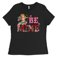Black be mine cupid Ladies Tee - RanaPortraitStore