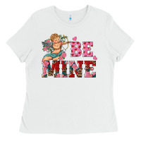 White be mine cupid Ladies Tee - RanaPortraitStore