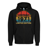Black Vintage 1971 Limited Zipper Hoodie - Bettercallsaul