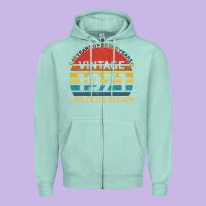 Vintage 1971 Limited Zipper Hoodie Designed By Bettercallsaul
