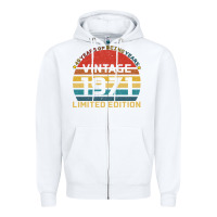 White Vintage 1971 Limited Zipper Hoodie - Bettercallsaul